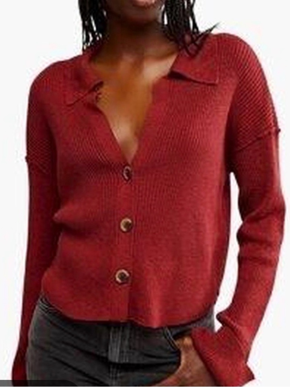 Free People Ella Sweater Shirt